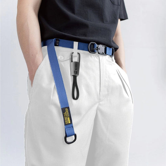 Tech-Protect Ultraboost DNA-Kabel mit Schlüsselanhänger USB-C PD 60 W / 3 A – Grau