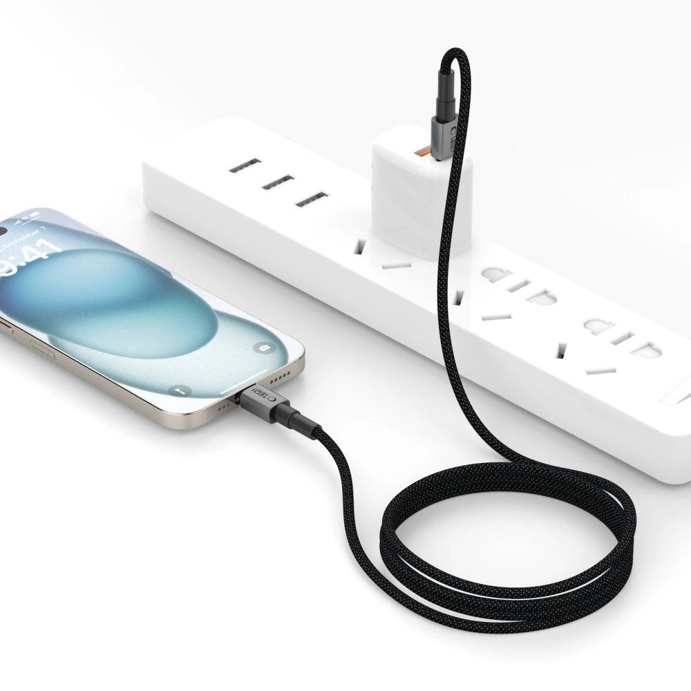Tech-Protect Ultraboost DNA USB-C / Lightning PD27W/3A Kabel 25 cm - Grau