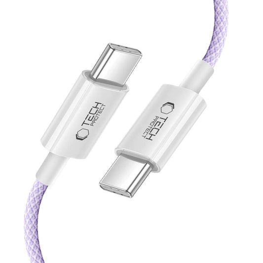 Tech-Protect Ultraboost Lite USB-C PD60W/3A Kabel 2m - Lila