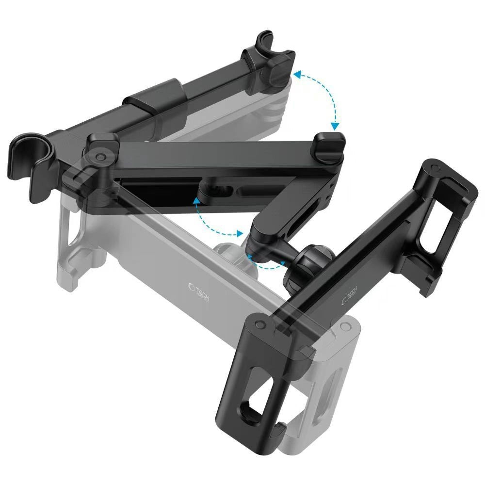 Tech-Protect V1 Teleskop-Handyhalterung für die Kopfstütze im Auto – Schwarz