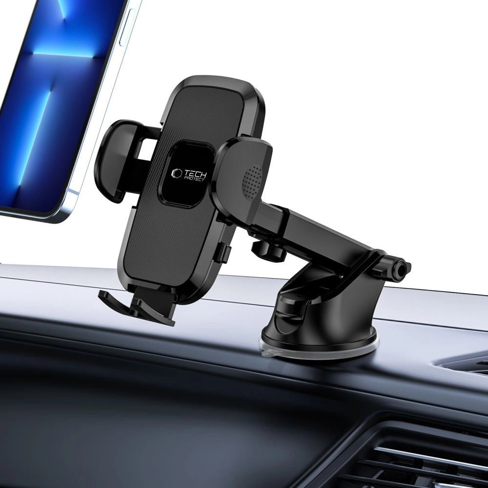 Tech-Protect V3 Autotelefonhalter für Windschutzscheibe/Cockpit – Schwarz