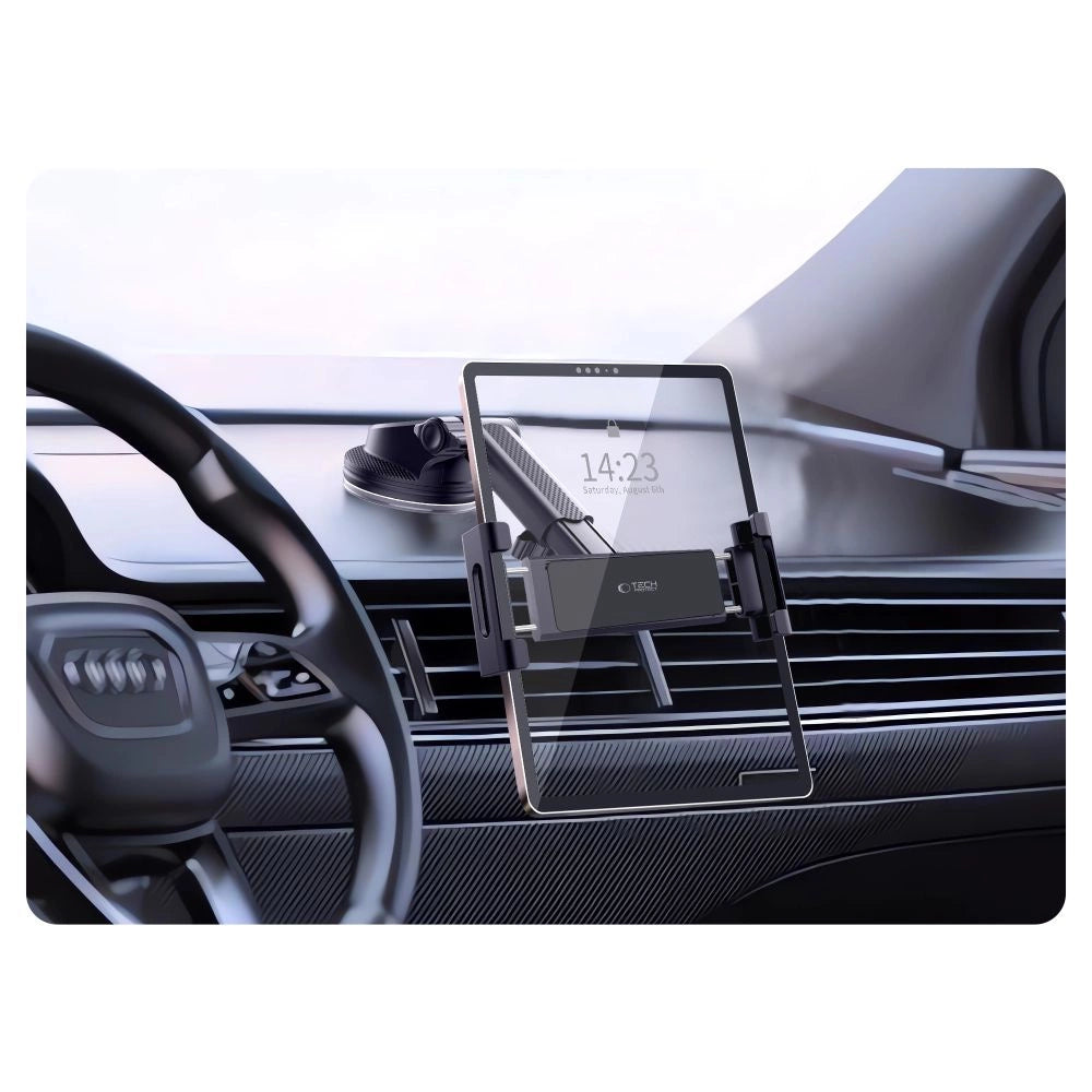 Tech-Protect V4 Auto Tablet Halterung für Cockpit Montage - Schwarz