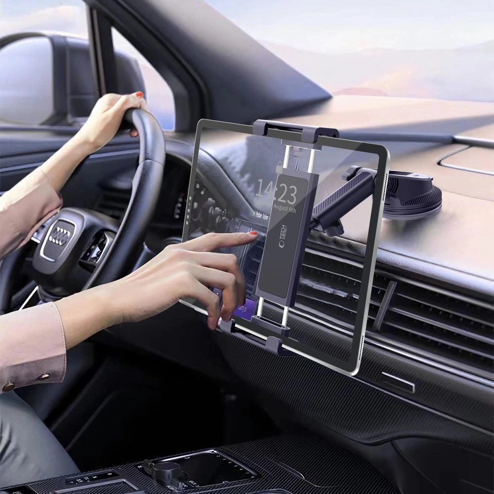 Tech-Protect V4 Auto Tablet Halterung für Cockpit Montage - Schwarz
