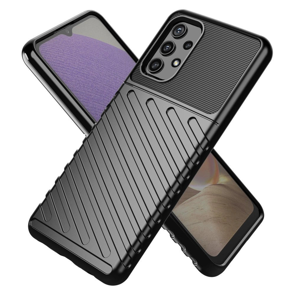 Thunder Case Flexibel Robuste Panzer Handyhülle TPU Schutzhülle für Samsung Galaxy A72 4G blau