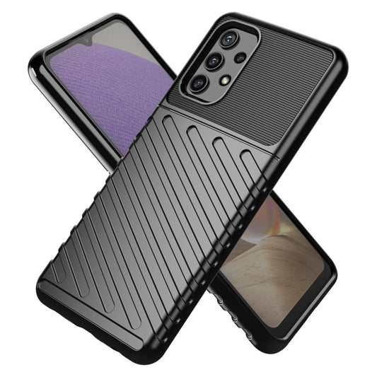 Thunder Case Flexibel Robuste Panzer Handyhülle TPU Schutzhülle für Samsung Galaxy A72 4G grün