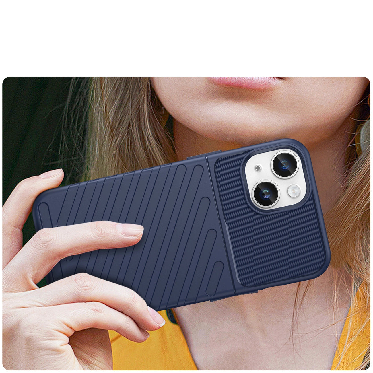 Thunder Case iPhone 14 blaue gepanzerte Hülle