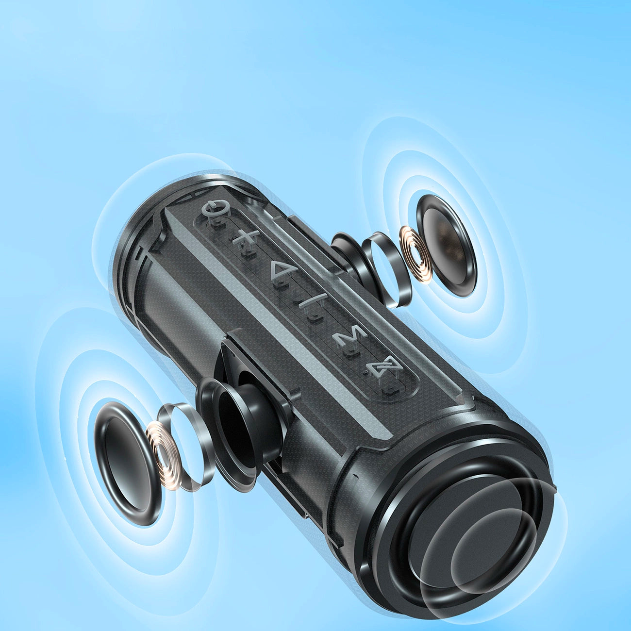 Tragbarer Bluetooth-Lautsprecher Tronsmart Mirtune C2 24W – Schwarz