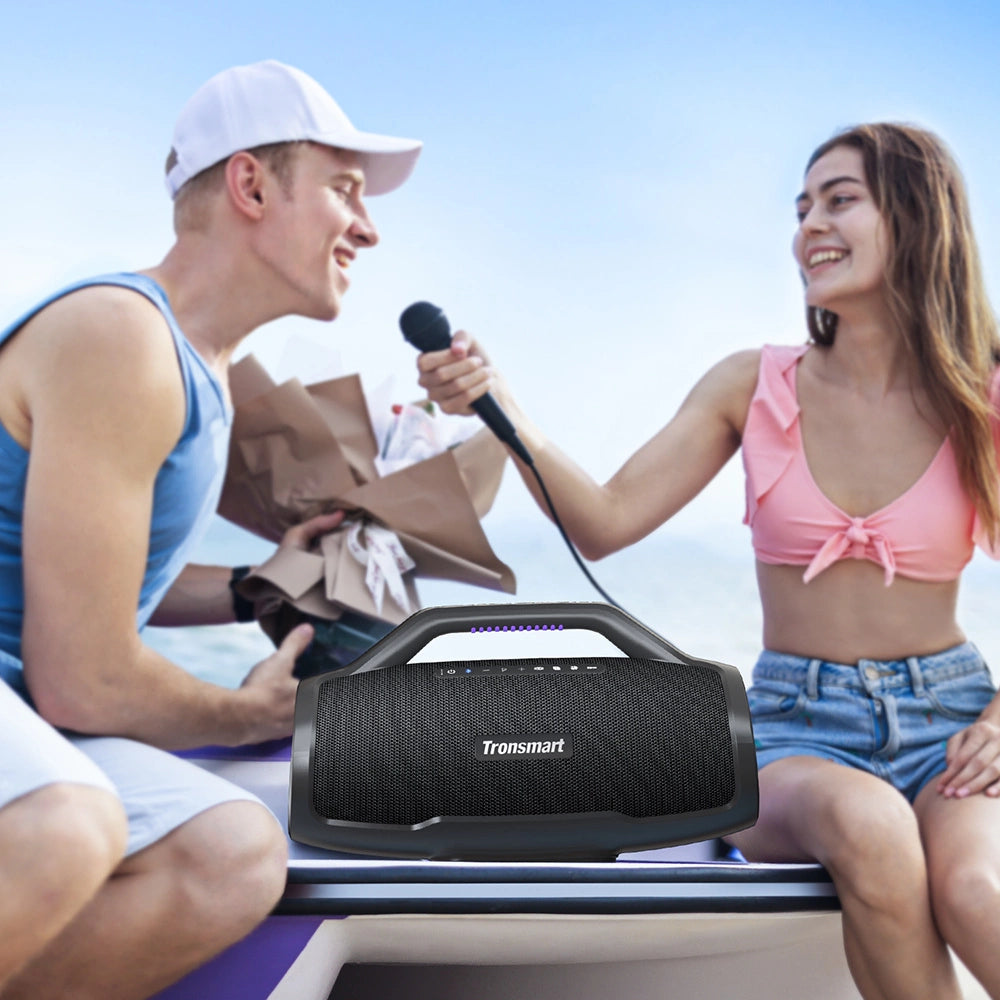 Tronsmart Bang Max 130W Tragbarer Bluetooth 5.3 IPX6 Party-Lautsprecher – Schwarz