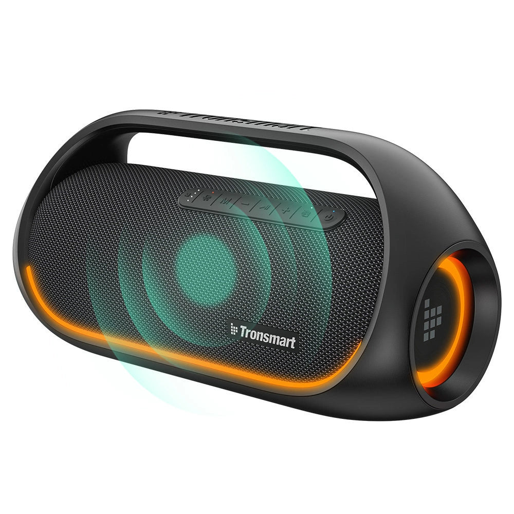 Tronsmart Bang wasserdichter kabelloser Bluetooth-Lautsprecher 60W mit Powerbank-Funktion schwarz (723928)