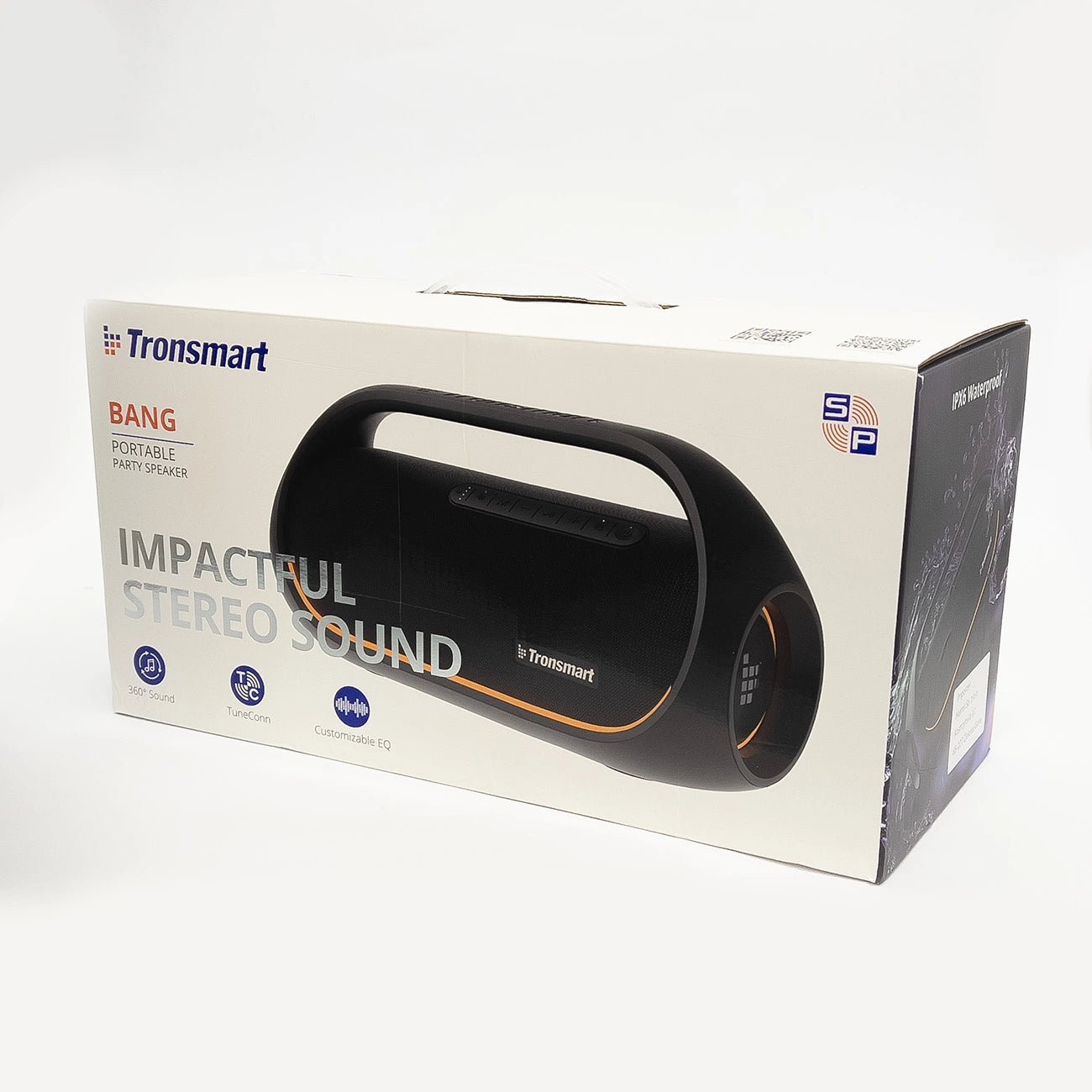Tronsmart Bang wasserdichter kabelloser Bluetooth-Lautsprecher 60W mit Powerbank-Funktion schwarz (723928)