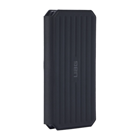 UAG 3in1 Reiseladegerät 15W kabelloses Ladegerät mit MagSafe + Kabel + Organizer – Schwarz