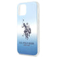 US Polo Assn. Gradient Pattern Collection iPhone 12 mini Hülle - Blau