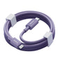 USB-C-Schnelllade-/Datenübertragungskabel – Lightning PD 20 W 1 m Baseus Superior Series – Lila