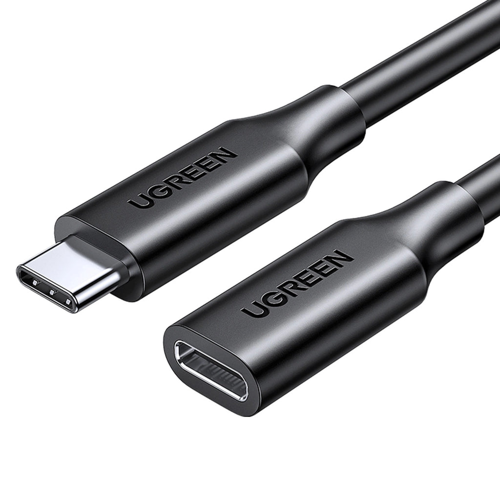 Ugreen 10387 USB-C - USB-C PD QC-Kabel 4K 60Hz 100W 5A 10Gb/s 1m - Schwarz