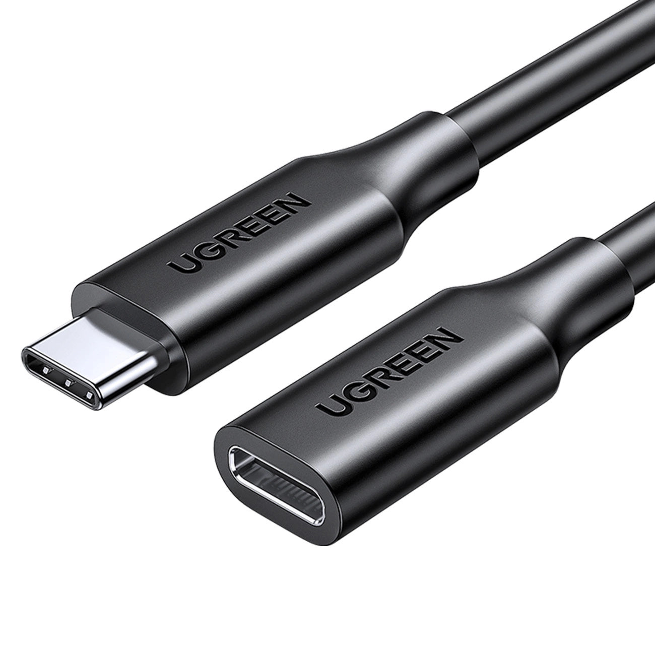 Ugreen 10387 USB-C - USB-C PD QC-Kabel 4K 60Hz 100W 5A 10Gb/s 1m - Schwarz