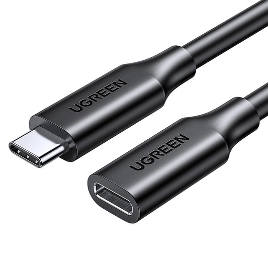Ugreen 10387 USB-C - USB-C PD QC-Kabel 4K 60Hz 100W 5A 10Gb/s 1m - Schwarz