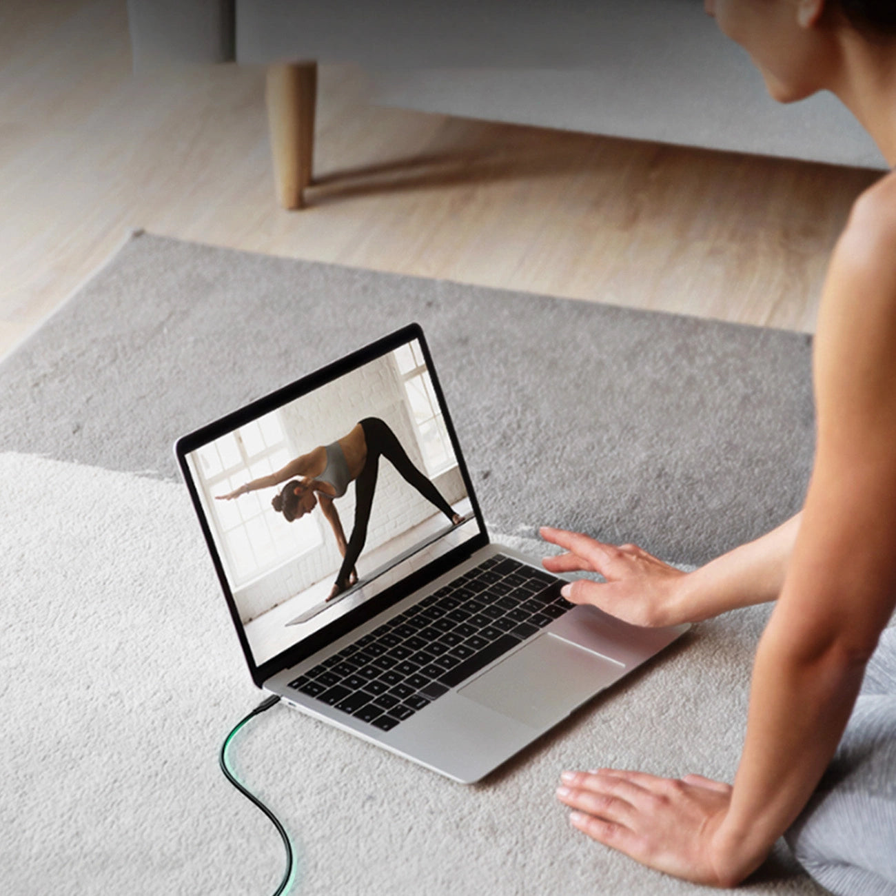 Ugreen 10387 USB-C - USB-C PD QC-Kabel 4K 60Hz 100W 5A 10Gb/s 1m - Schwarz