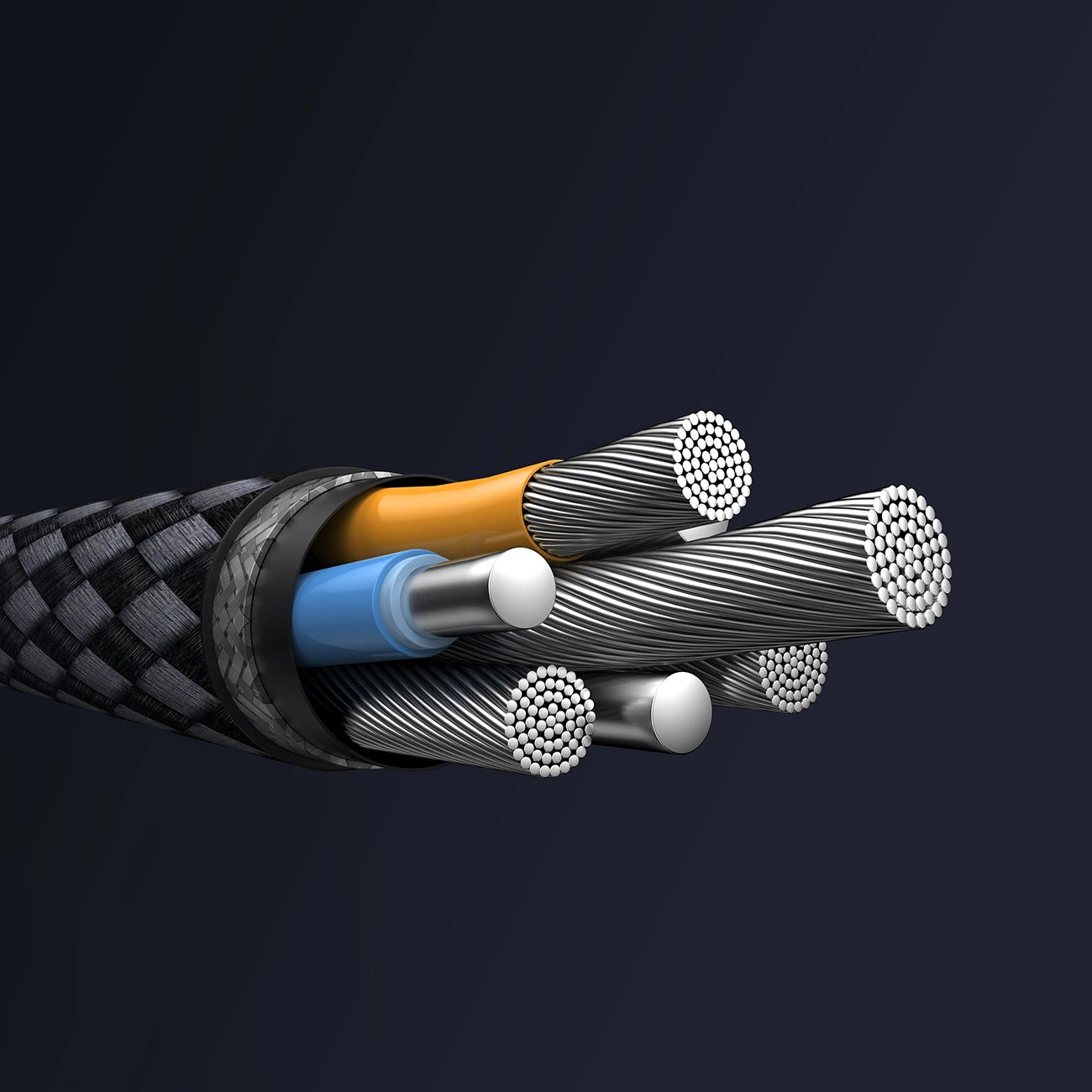 Ugreen 2-in-1 USB-C-Kabel – 2x USB-C PD 140W 2m – Schwarz