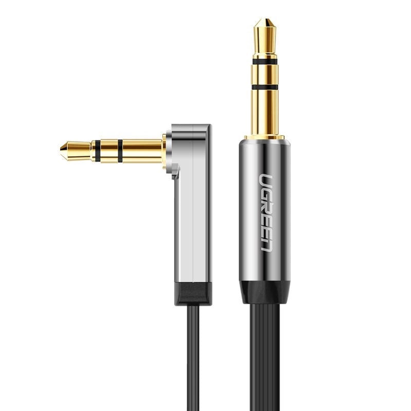 Ugreen AUX-Audiokabel 3,5 mm Miniklinke 0,5 m schwarz (AV119 10596)
