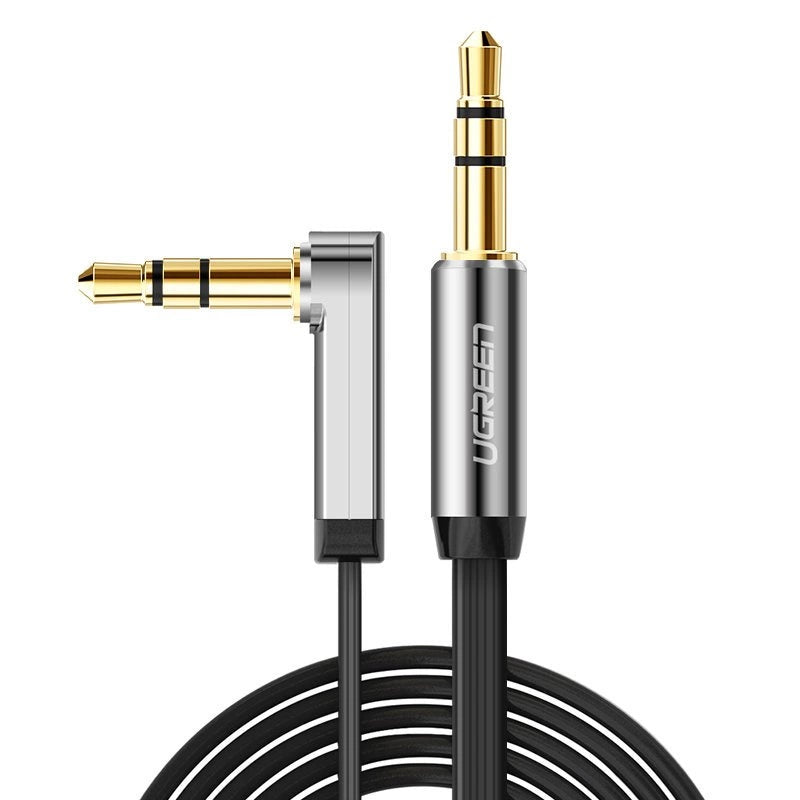 Ugreen AUX-Audiokabel 3,5 mm Miniklinke 0,5 m schwarz (AV119 10596)