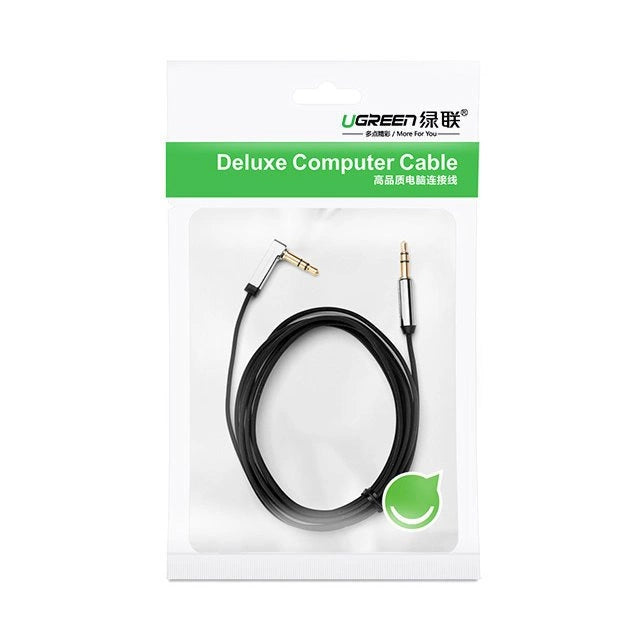 Ugreen AUX-Audiokabel 3,5 mm Miniklinke 0,5 m schwarz (AV119 10596)