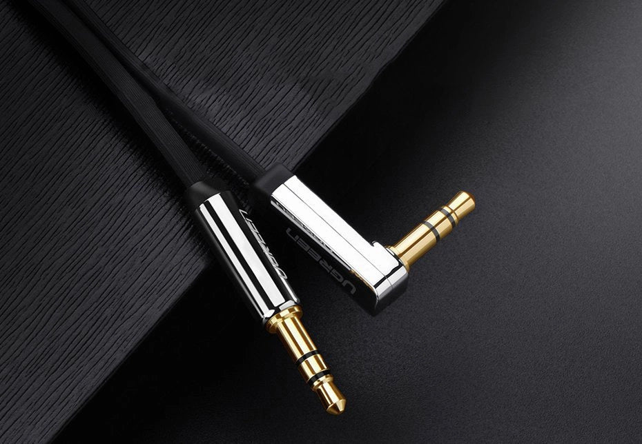 Ugreen AUX-Audiokabel 3,5 mm Miniklinke 0,5 m schwarz (AV119 10596)