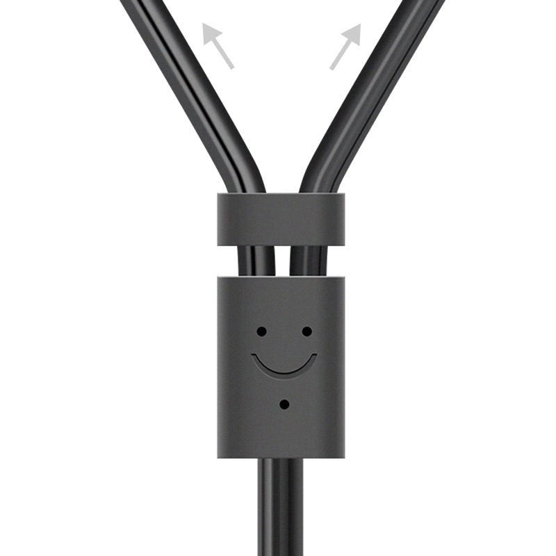 Ugreen AV102 10561 Audio-Miniklinkenkabel 3,5 mm (weiblich) – 2RCA (männlich) 0,25 m – grau