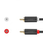 Ugreen AV104 10520 Audiokabel 2RCA (männlich) / 2RCA (männlich) 5 m – grau