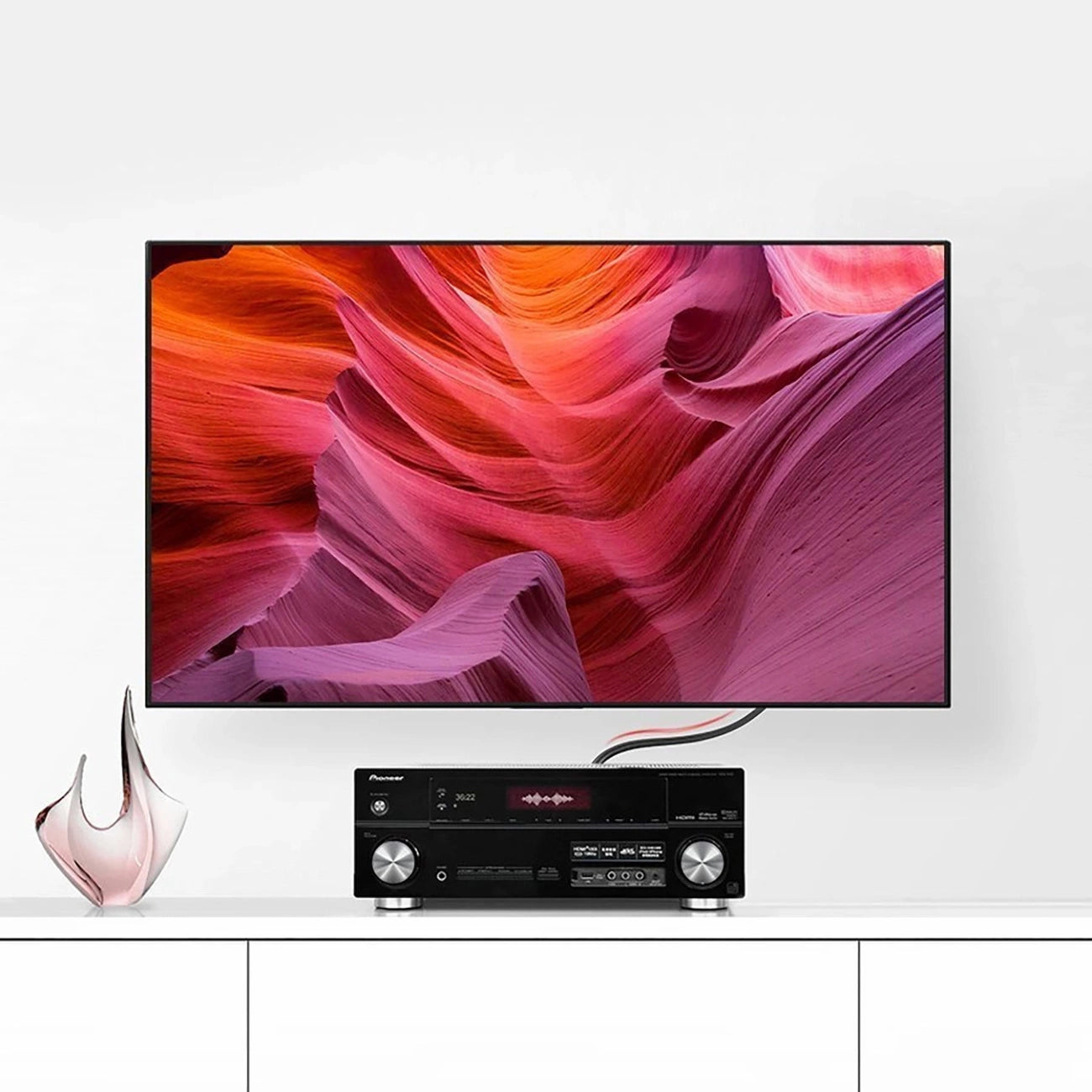 Ugreen AV104 30747 Audiokabel 2RCA (männlich) / 2RCA (männlich) 1 m – grau