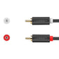 Ugreen AV104 30747 Audiokabel 2RCA (männlich) / 2RCA (männlich) 1 m – grau