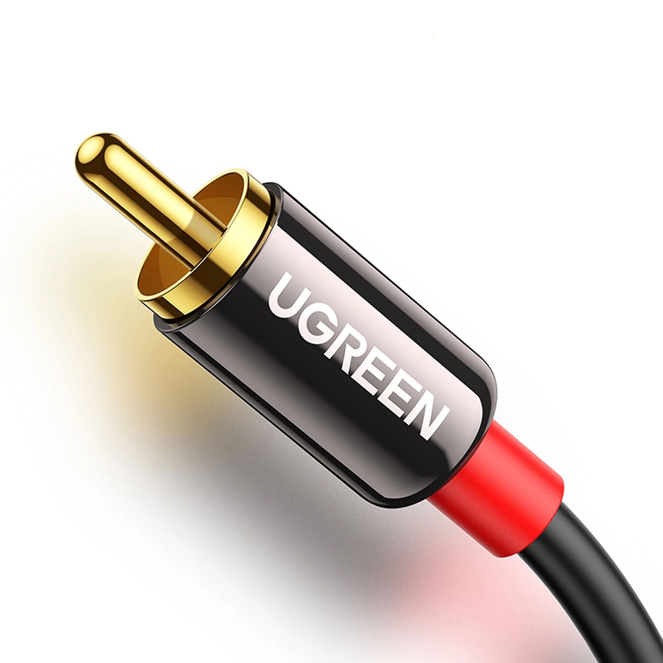 Ugreen AV116 10591 Audio-Miniklinkenkabel 3,5 mm (männlich) / 2RCA (männlich) 5 m – schwarz