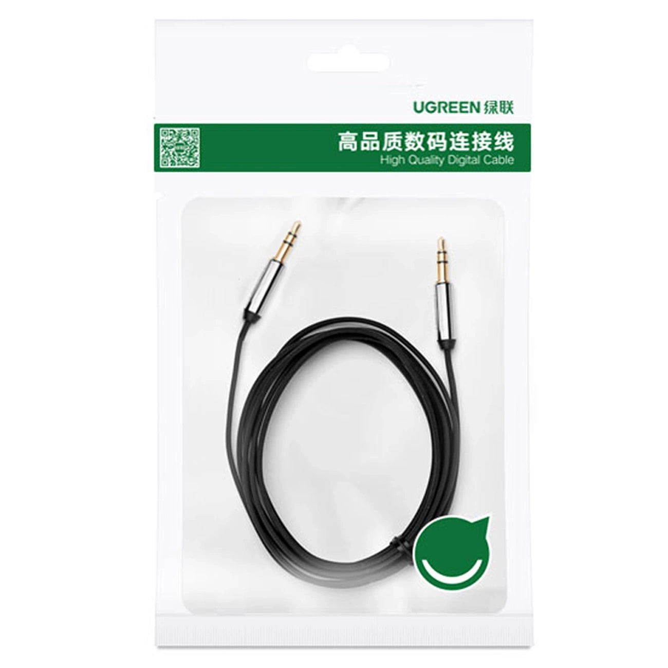 Ugreen AV119 10736 Audiokabel Miniklinke 3,5 mm / Miniklinke 3,5 mm 3 m – Schwarz