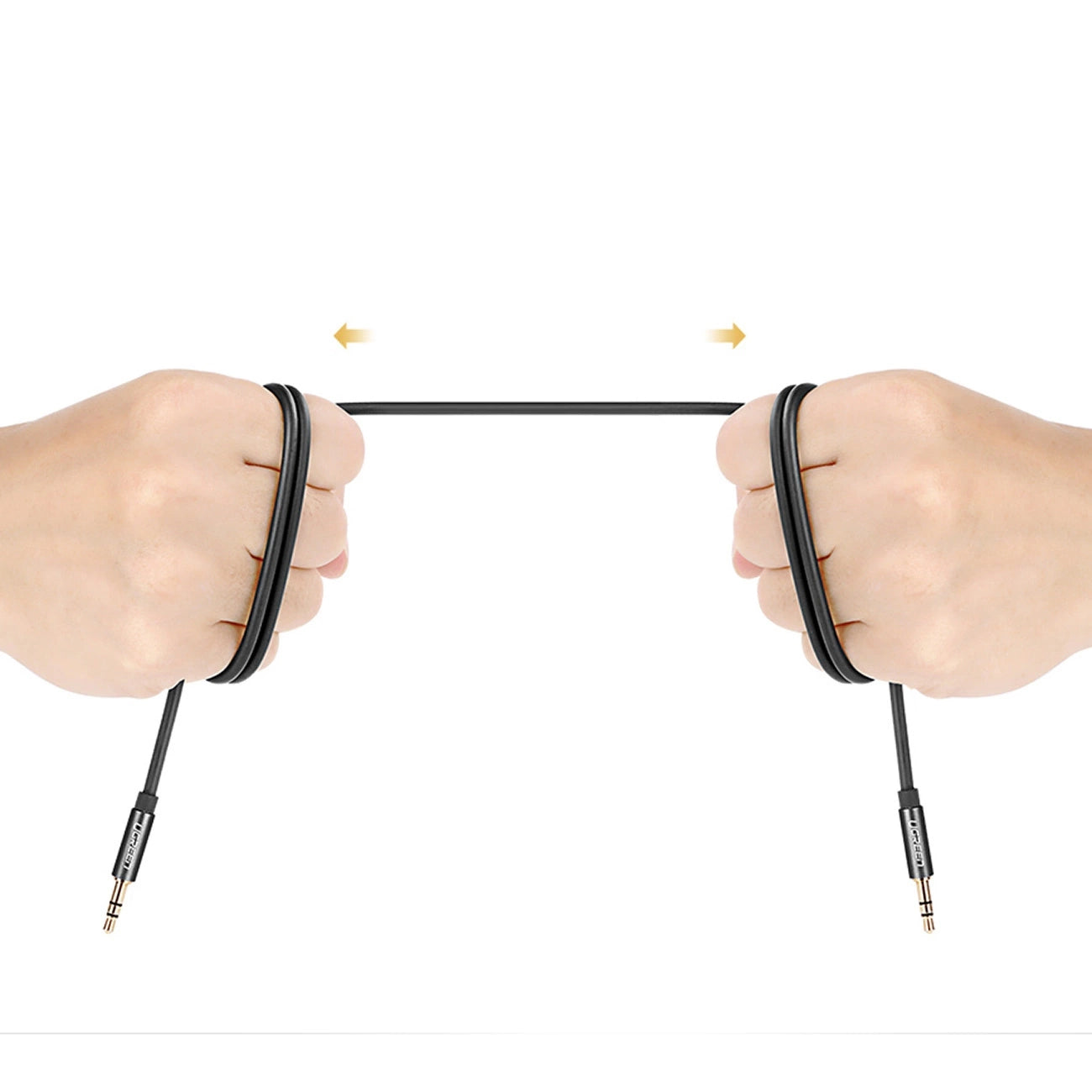 Ugreen AV119 10736 Audiokabel Miniklinke 3,5 mm / Miniklinke 3,5 mm 3 m – Schwarz