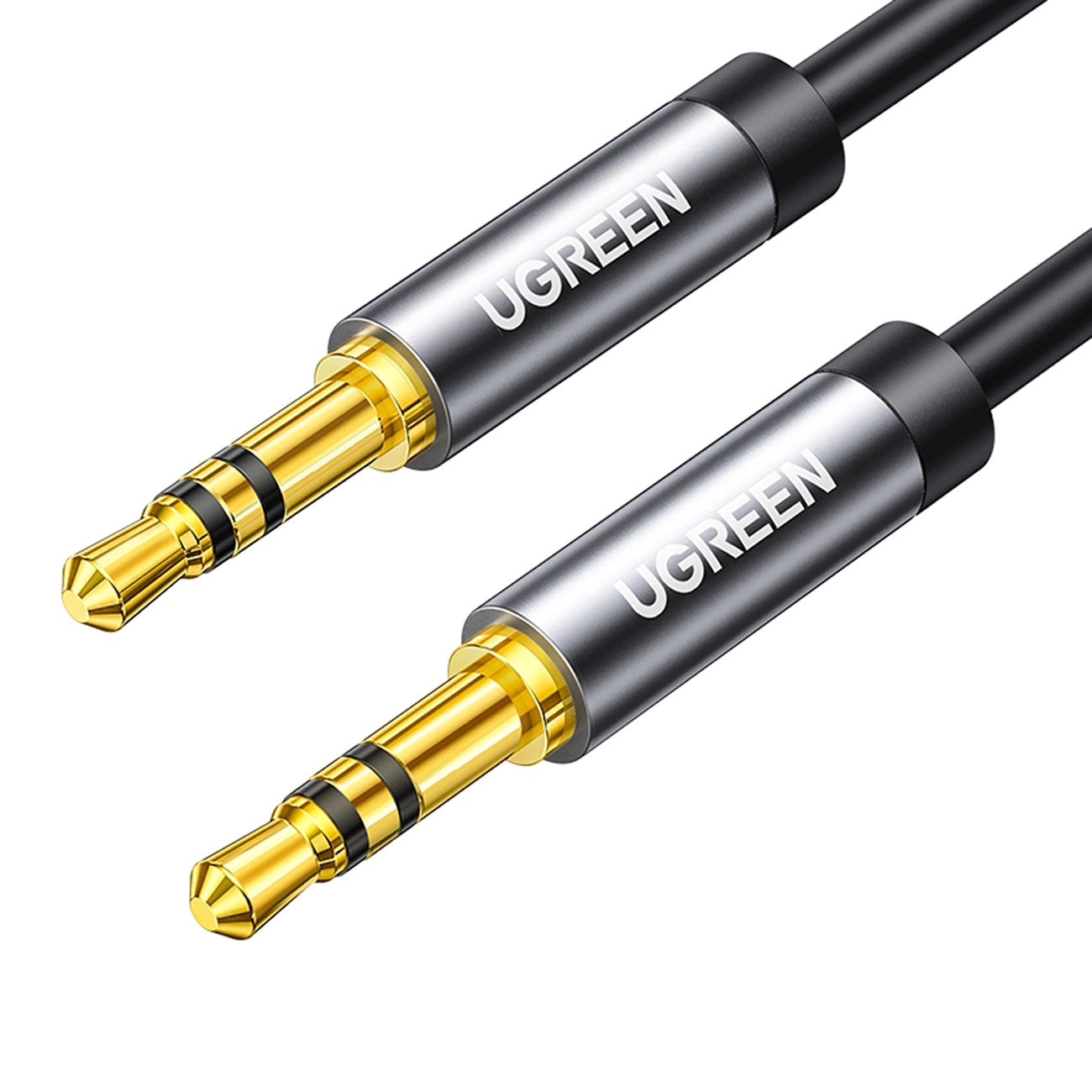Ugreen AV119 10737 Audiokabel Miniklinke 3,5 mm / Miniklinke 3,5 mm 5 m – Schwarz