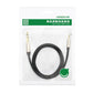 Ugreen AV127 10628 Audio-TRS-Kabel Miniklinke 3,5 mm / Klinke 6,35 mm 2 m – Grau