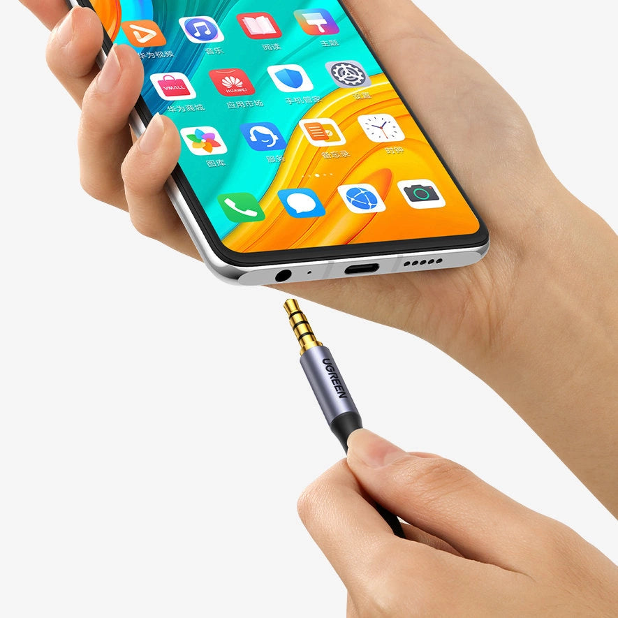 Ugreen AV183 20782 Kabel 3,5 mm Miniklinke / 3,5 mm Miniklinke 2 m – grau