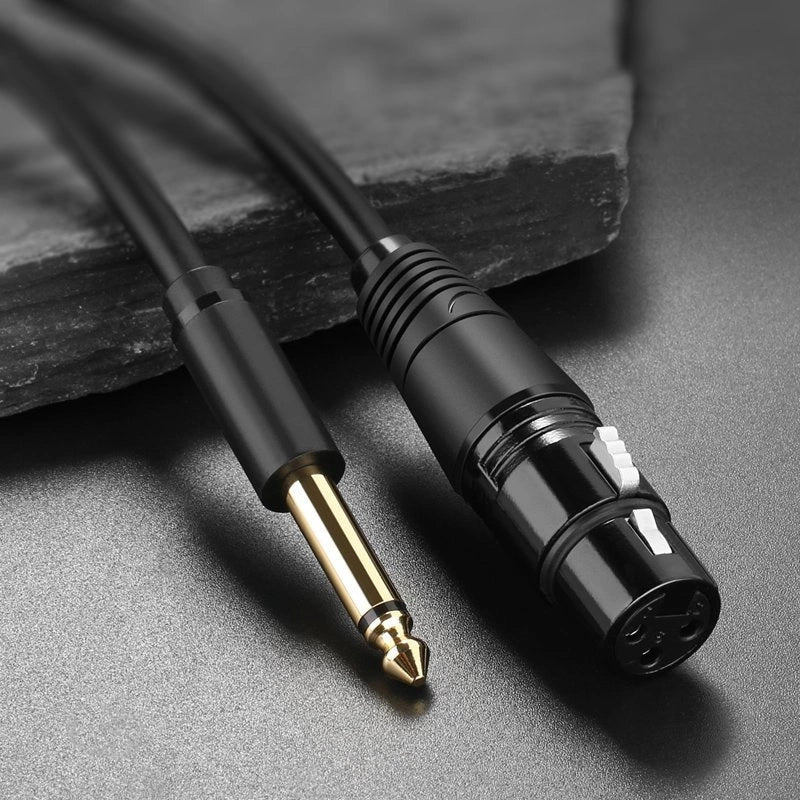 Ugreen Audiokabel Mikrofonkabel zu XLR-Mikrofon (weiblich) - 6,35-mm-Klinke (männlich) 3 m (AV131)