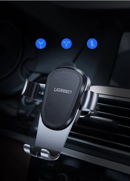 Ugreen Auto Schwerkrafthalter für Luftzufuhr Lüftungsgitter grau (50564)