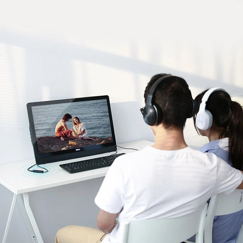 Ugreen Bluetooth 5.0 Transmitter Wireless Audio Adapter 3,5 mm Miniklinke schwarz (40761 CM107)