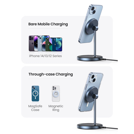 Ugreen CD317 MagSafe / Qi 2in1 Ladestation - Schwarz