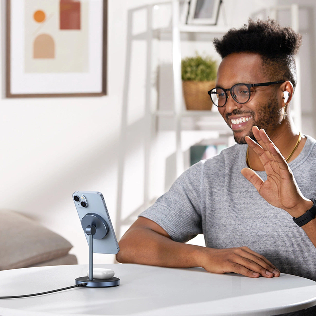 Ugreen CD317 MagSafe / Qi 2in1 Ladestation - Schwarz