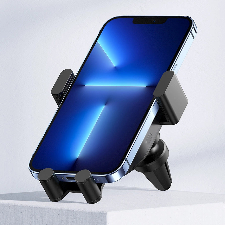 Ugreen Car Qi Wireless Charger 15W Autotelefonhalterung am Lüftungsgitter Schwarz (40118 CD256)