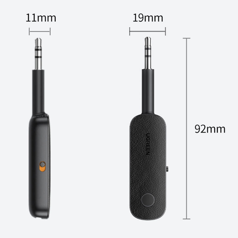 Ugreen Empfänger Bluetooth-Sender Miniklinke 3,5 mm schwarz (CM403)
