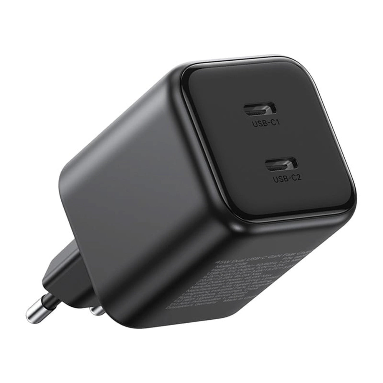 Ugreen GaN 45W 2xUSB-C Ladegerät - Schwarz