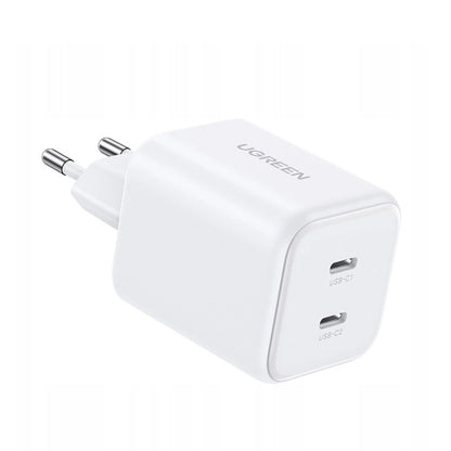 Ugreen GaN 45W 2xUSB-C Ladegerät – Weiß