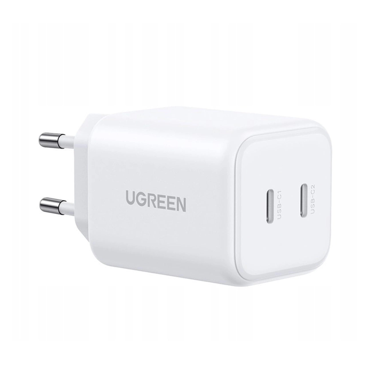 Ugreen GaN 45W 2xUSB-C Ladegerät – Weiß