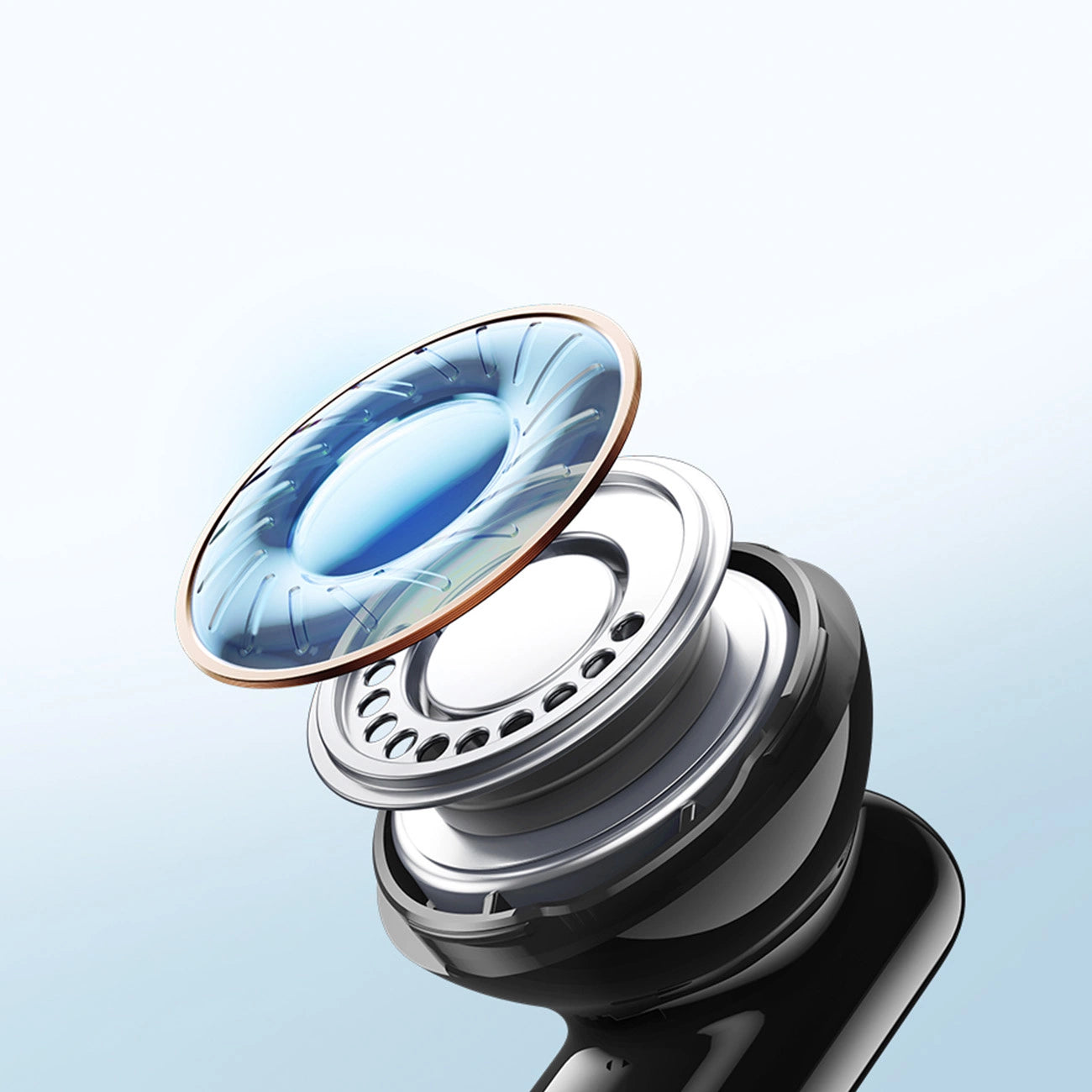 Ugreen HiTune T3 Active WS106 Kabellose Bluetooth 5.2 TWS ANC Kopfhörer – Weiß