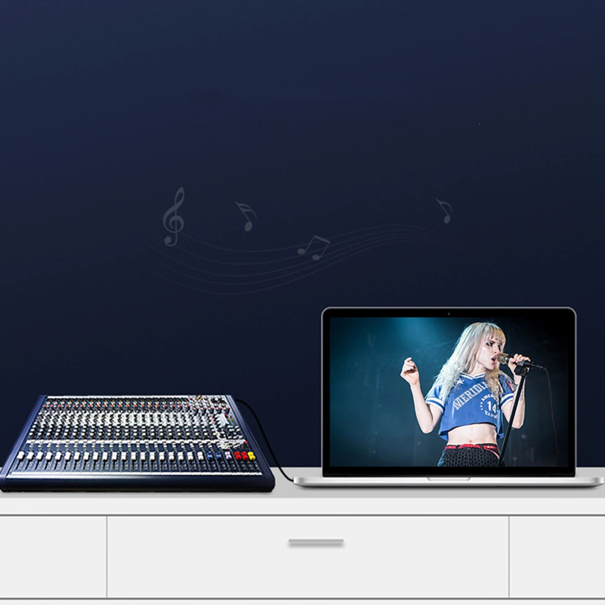 Ugreen Kabel Audiokabel Miniklinke 3,5 mm - 2 x Klinke 6,35 mm 1m grau (AV126)