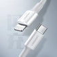 Ugreen Kabel USB Typ C - Lightning 3A Kabel 0,25 m weiß (US171)