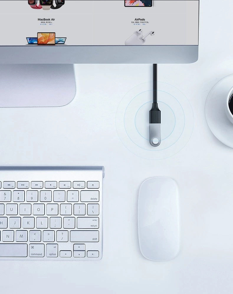 Ugreen Kabel Verlängerungsadapter USB 3.0 (weiblich) - USB 3.0 (männlich) 2 m schwarz (US129 10373)